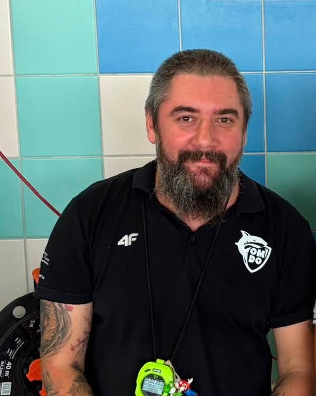 Mariusz Mroziewicz – trener UKS Posejdon – Athletic Pułtusk